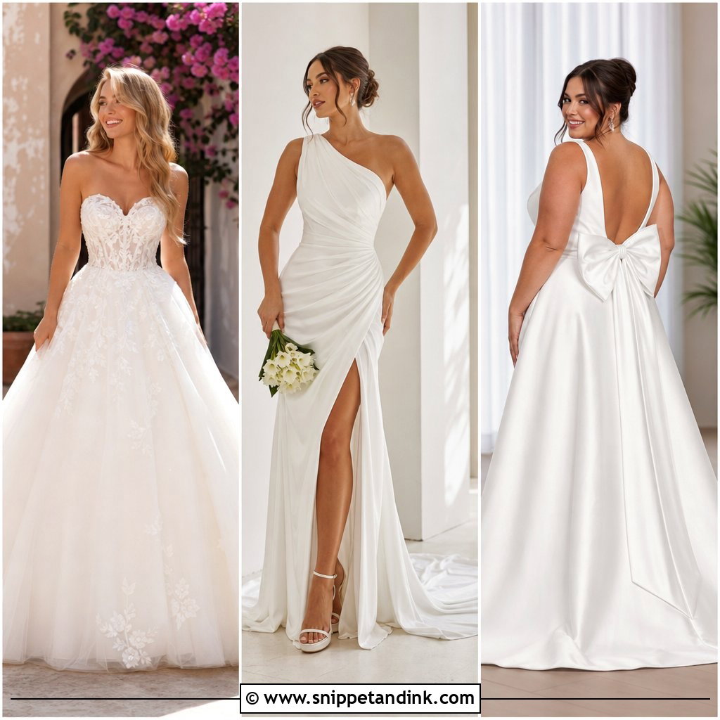 20 Wedding Dress Without Sleeves for Chic Modern Brides