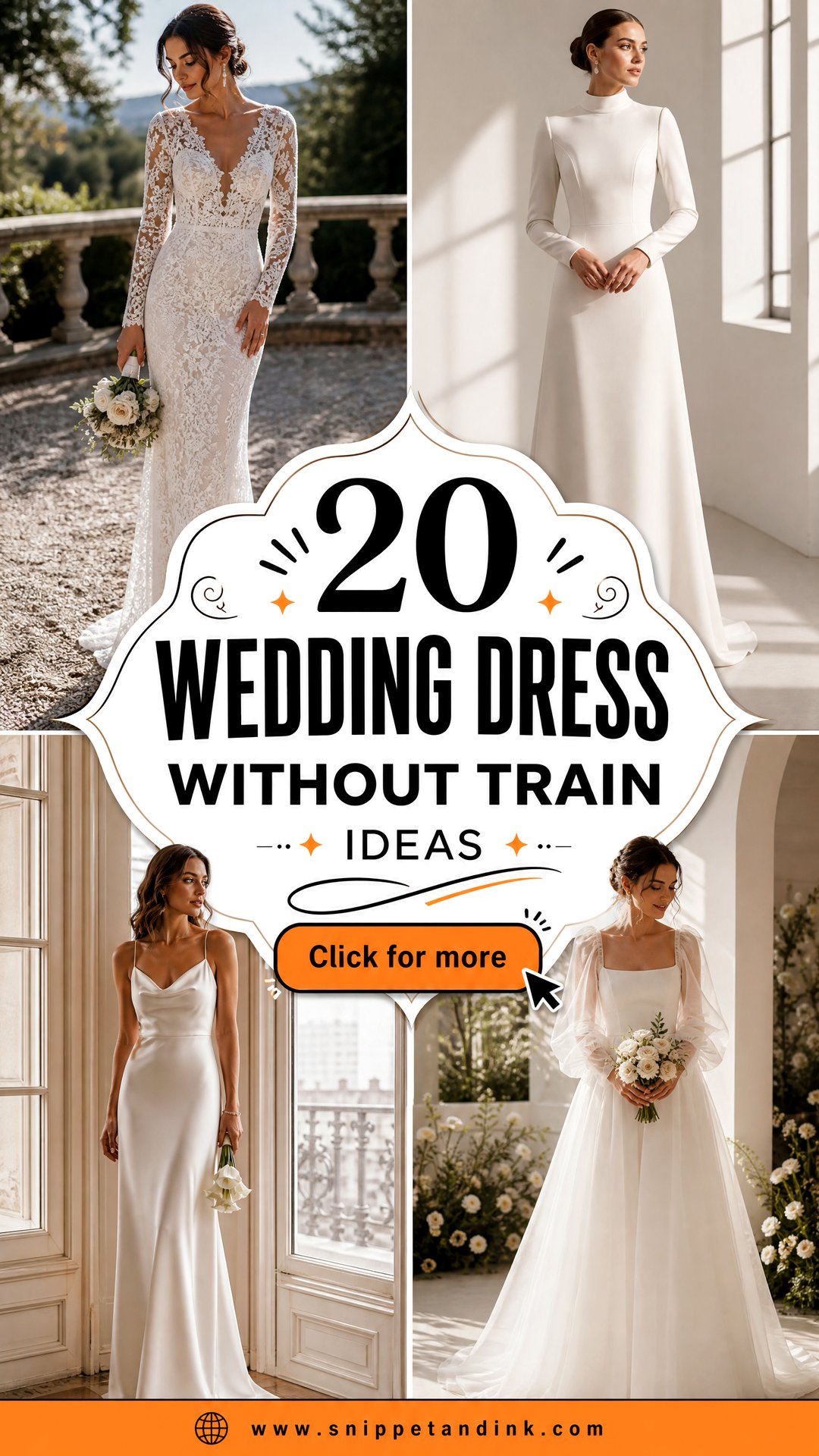 20 Wedding Dress Without Train Ideas for Effortless Brides - 20 Wedding Dress Without Train Ideas for Effortless Brides