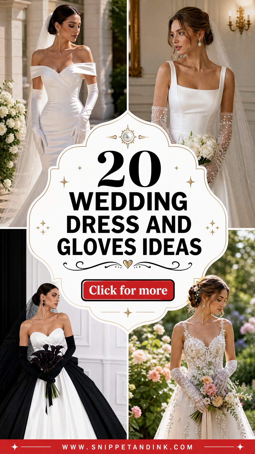 20 Wedding Dress and Gloves Ideas for Timeless Bridal Style - 20 Wedding Dress and Gloves Ideas for Timeless Bridal Style