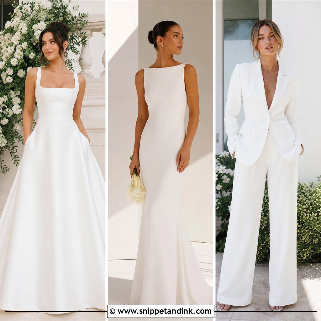 20 Wedding Dress and Suit Ideas for Perfectly Matched Couples