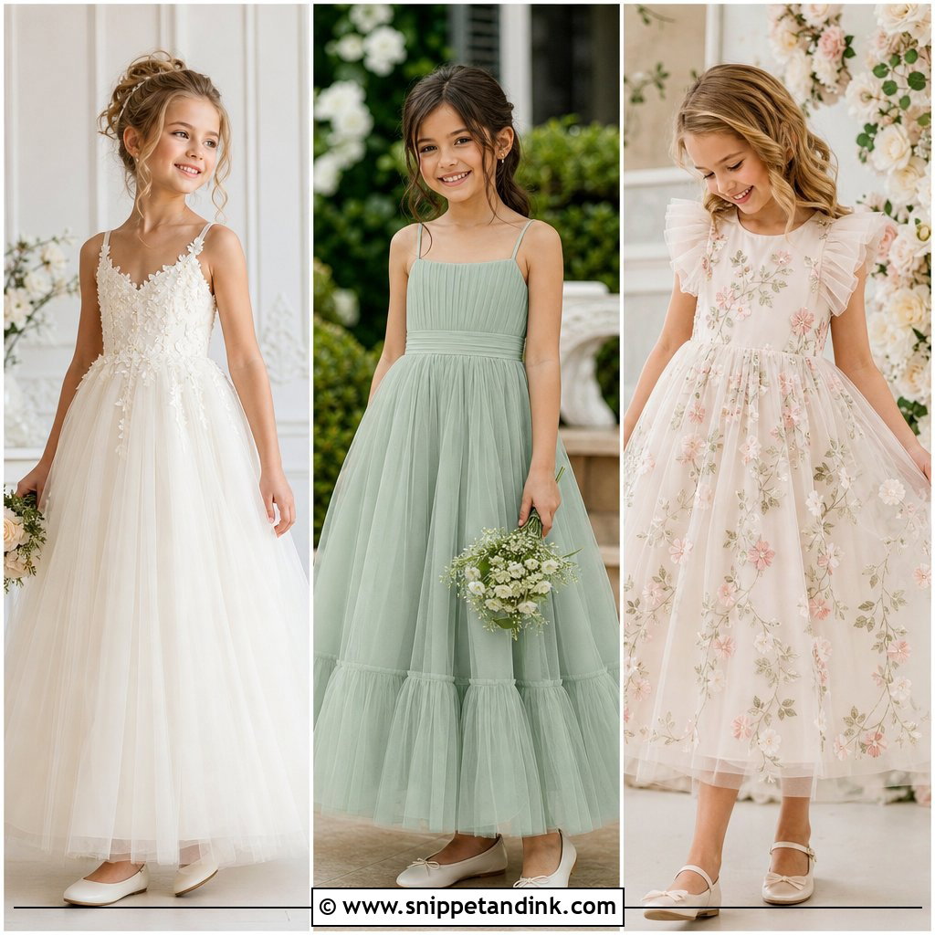 20 Wedding Dress for Kids Girl Ideas: Charming Ceremony Picks