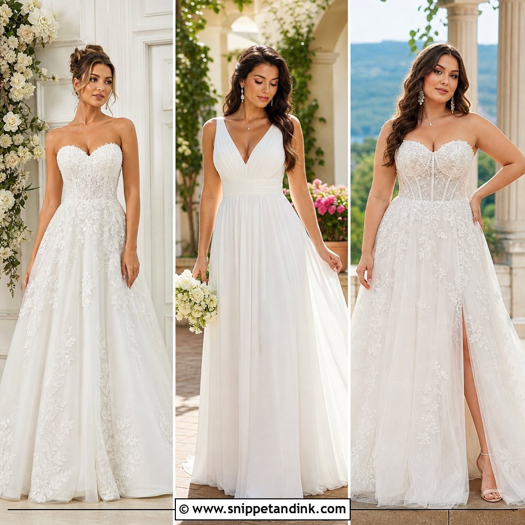 20 Wedding Dress for Pear Shape Ideas: Flattering Bridal Styles