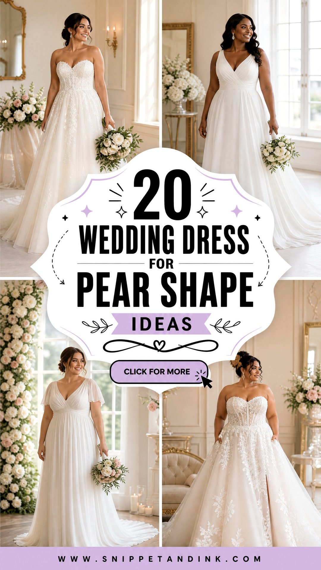 20 Wedding Dress for Pear Shape Ideas Flattering Bridal Styles - 20 Wedding Dress for Pear Shape Ideas: Flattering Bridal Styles