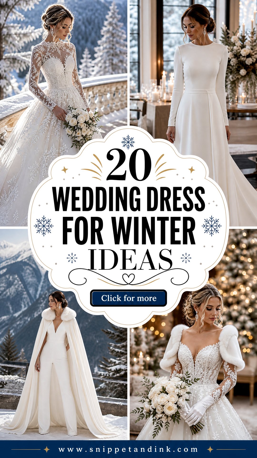 20 Wedding Dress for Winter Ideas Warm Elegant Bridal Styles - 20 Wedding Dress for Winter Ideas: Warm, Elegant Bridal Styles