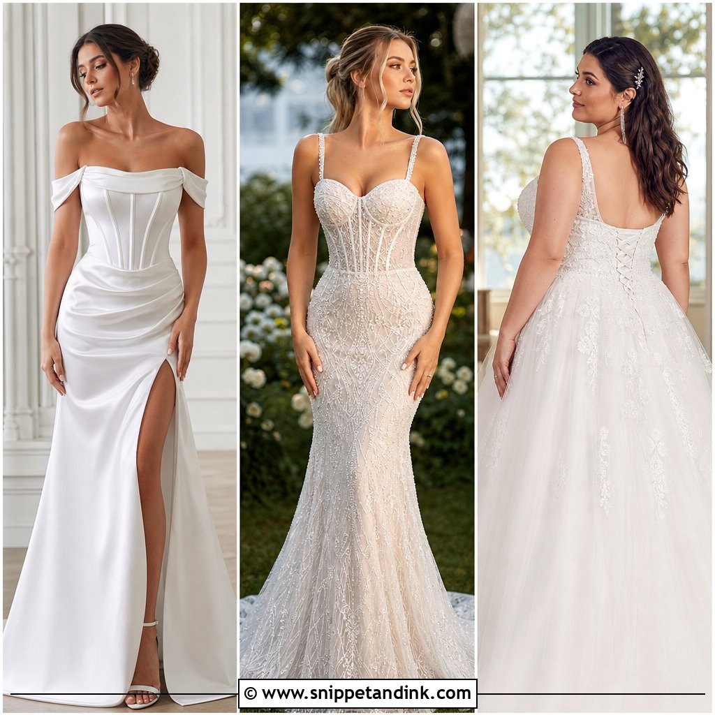 20 Wedding Dress with Boning Ideas for a Sculpted Bridal Fit