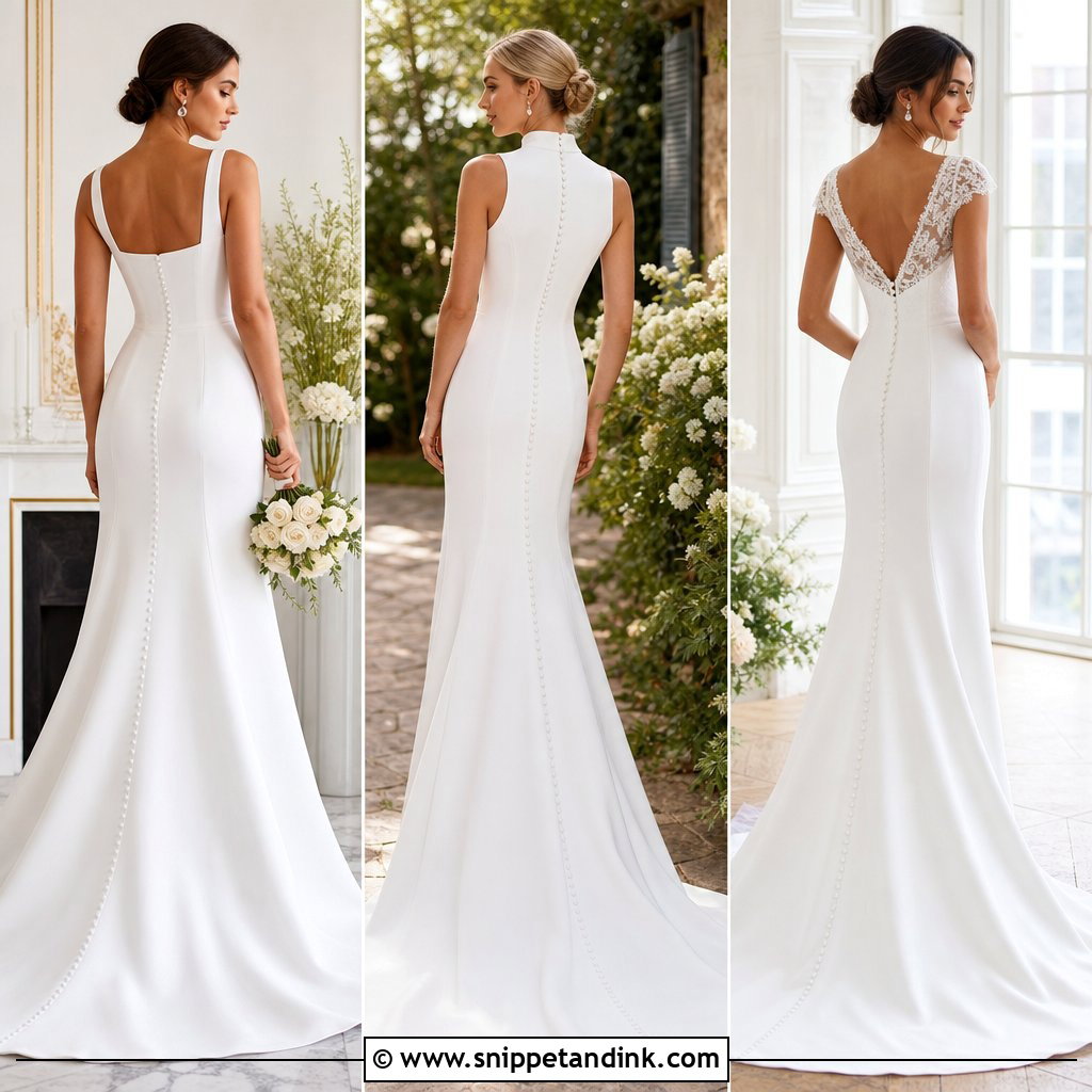 20 Wedding Dress with Buttons Down the Back Ideas to Love