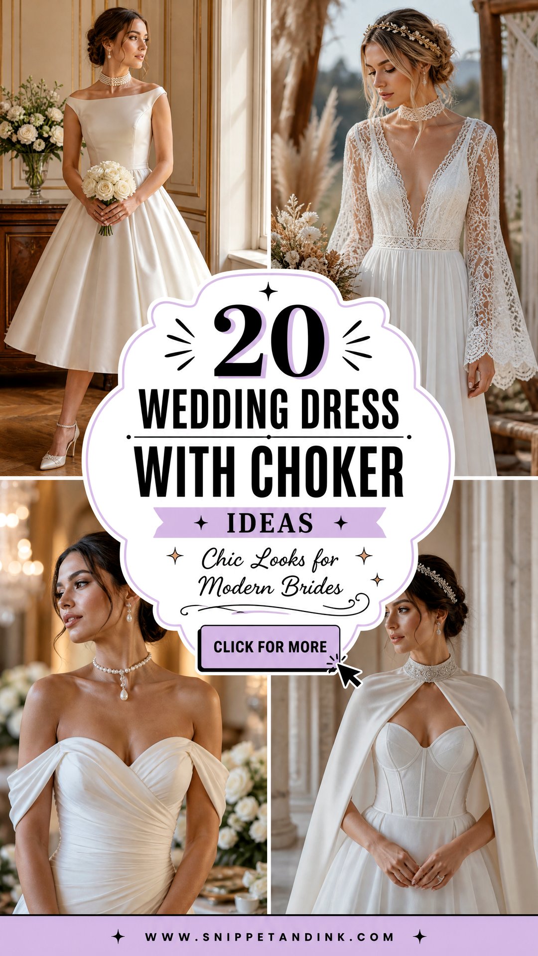 20 Wedding Dress with Choker Ideas Chic Looks for Modern Brides - 20 Wedding Dress with Choker Ideas: Chic Looks for Modern Brides