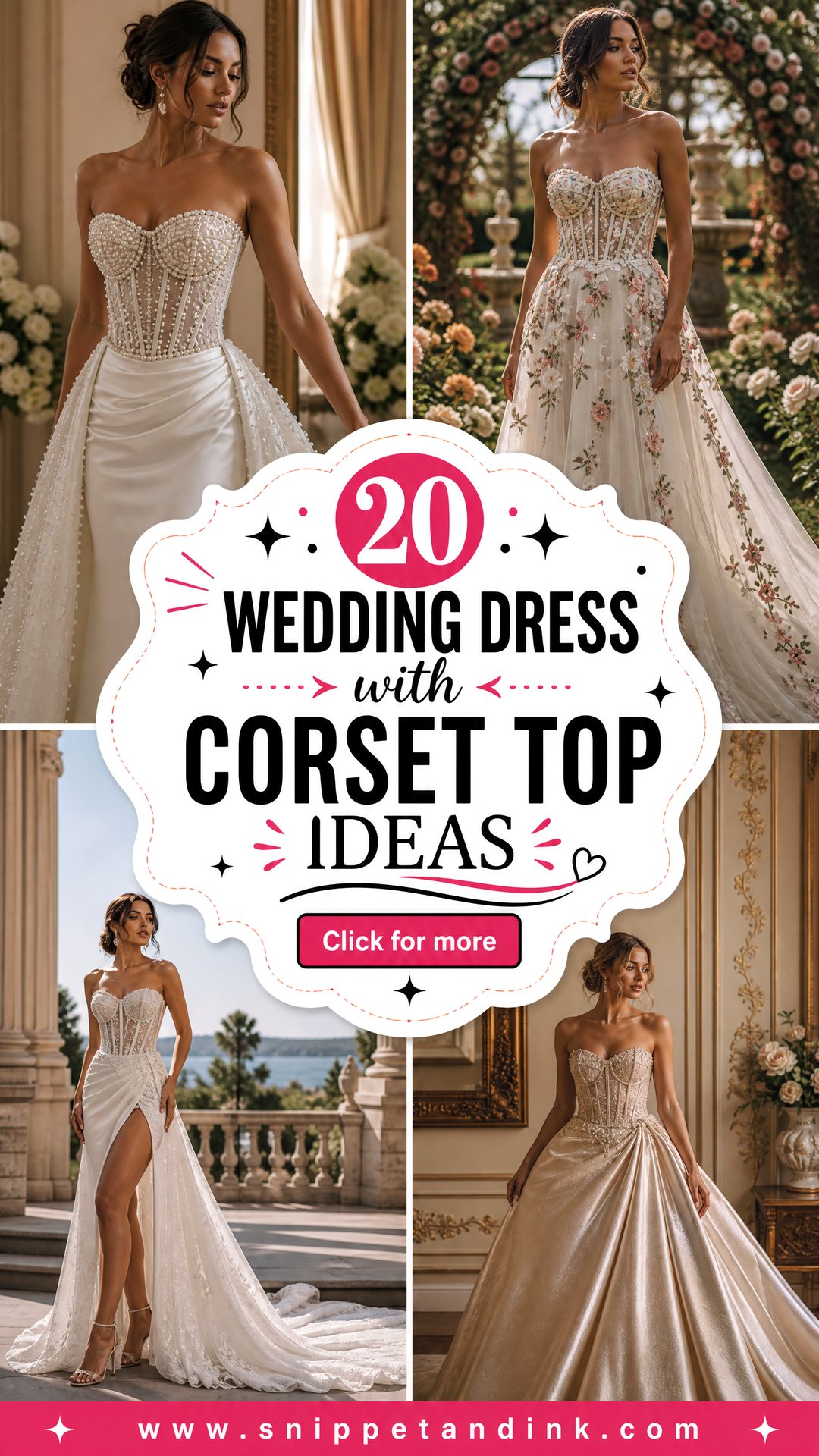 20 Wedding Dress with Corset Top Ideas Modern Bridal Inspiration - 20 Wedding Dress with Corset Top Ideas: Modern Bridal Inspiration