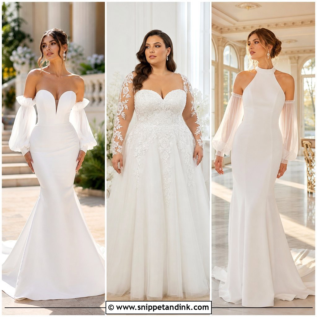 20 Wedding Dress with Detachable Sleeves Brides Will Love