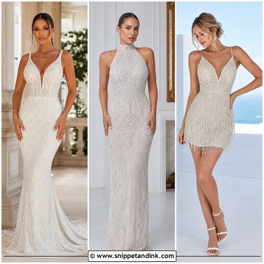 20 Wedding Dress with Diamonds Ideas: Luxe Looks for Glam Brides