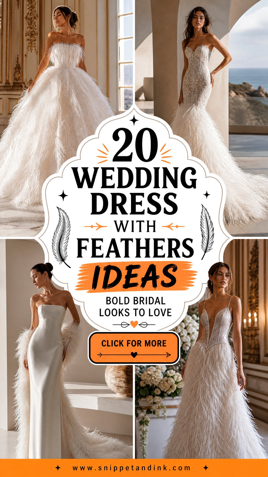 20 Wedding Dress with Feathers Ideas Bold Bridal Looks to Love - 20 Wedding Dress with Feathers Ideas: Bold Bridal Looks to Love