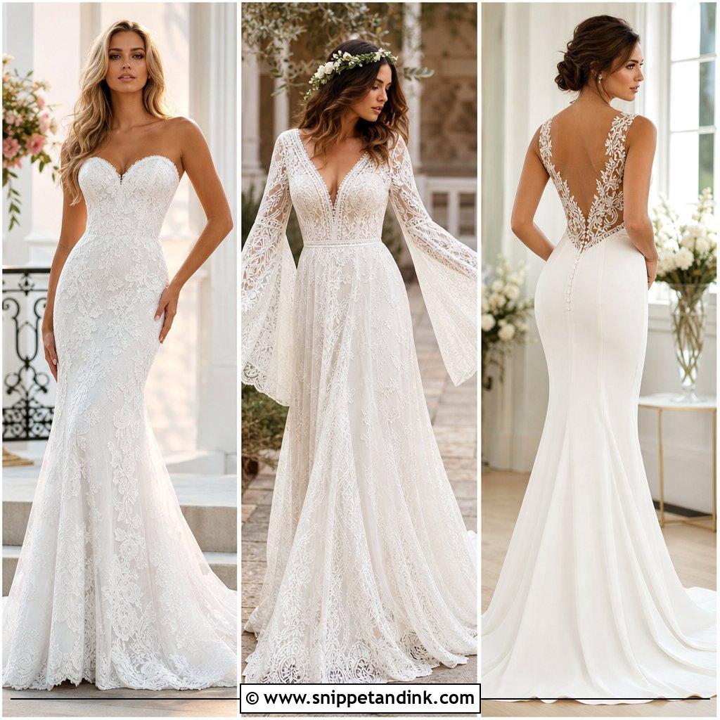 20 Wedding Dress with Lace Ideas for Timeless Romantic Brides
