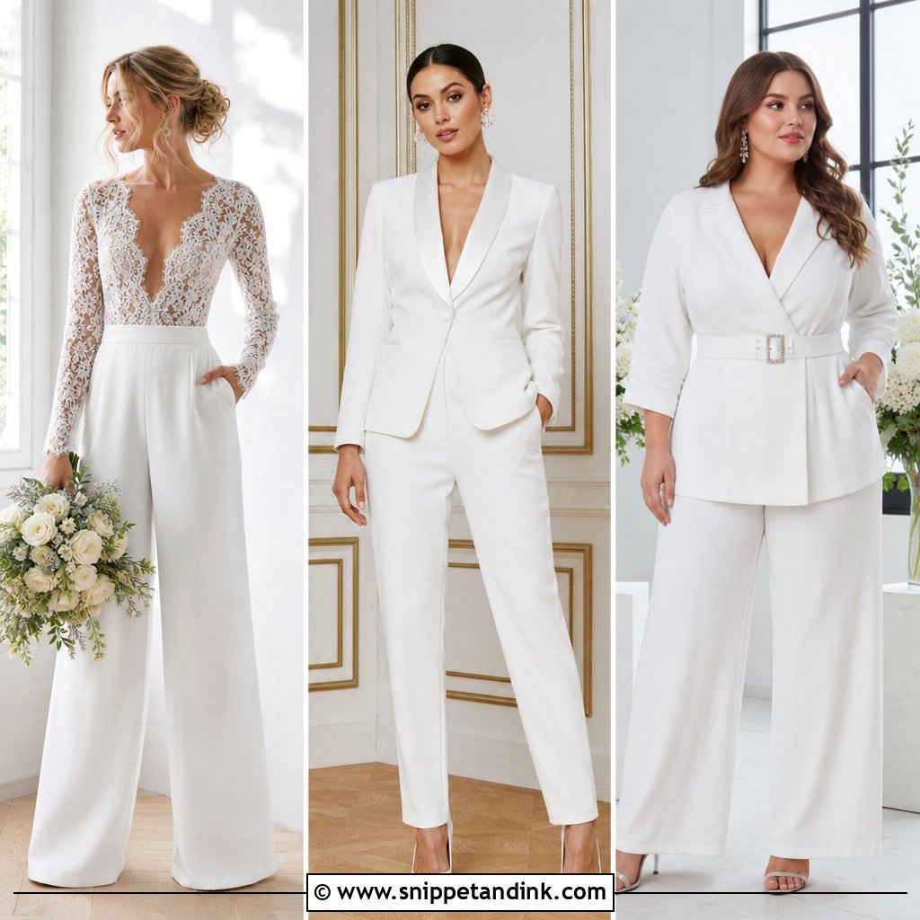 20 Wedding Dress with Pants Ideas: Modern Looks for Bold Brides