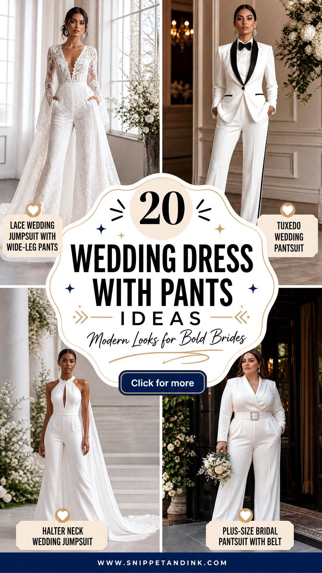 20 Wedding Dress with Pants Ideas Modern Looks for Bold Brides - 20 Wedding Dress with Pants Ideas: Modern Looks for Bold Brides