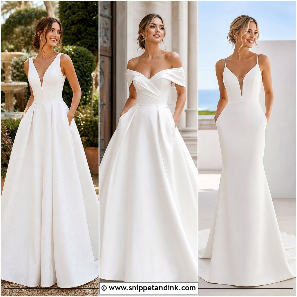 20 Wedding Dress with Pockets Ideas for Practical Modern Brides