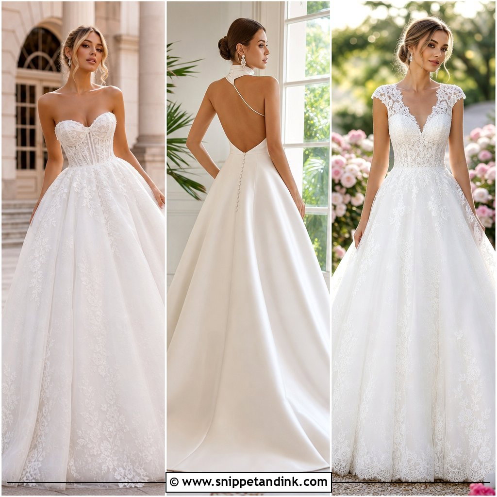 20 Wedding Dresses A Line Princess for Fairytale Brides