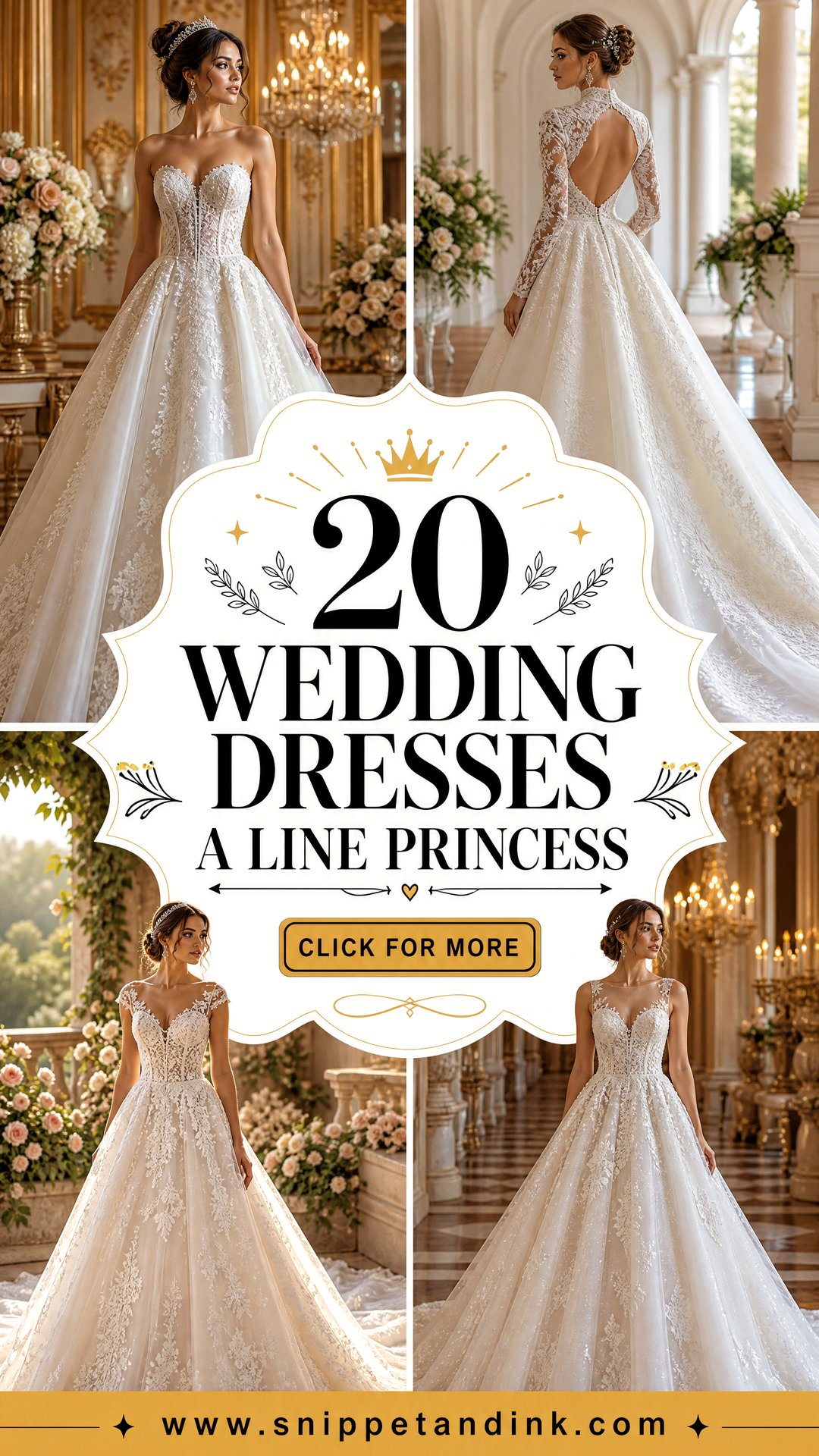 20 Wedding Dresses A Line Princess for Fairytale Brides - 20 Wedding Dresses A Line Princess for Fairytale Brides