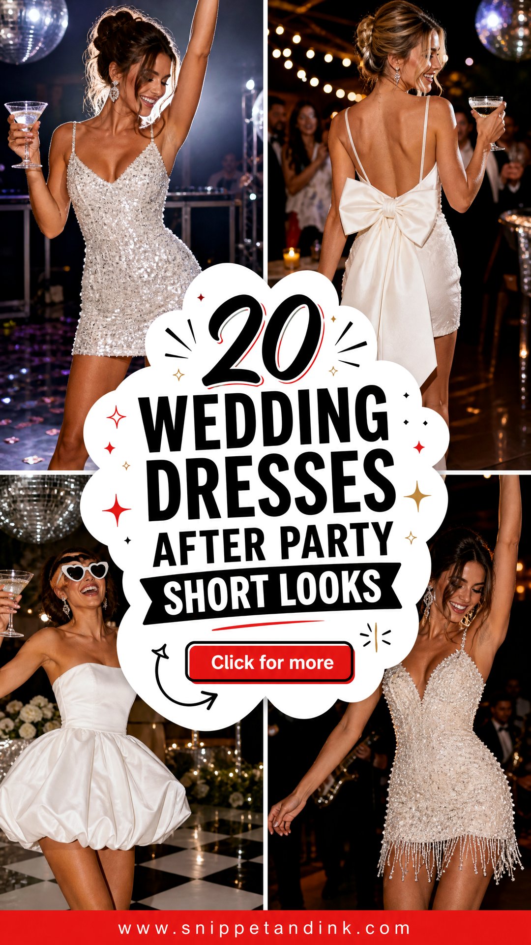 20 Wedding Dresses After Party Short Looks for Chic Receptions - 20 Wedding Dresses After Party Short Looks for Chic Receptions