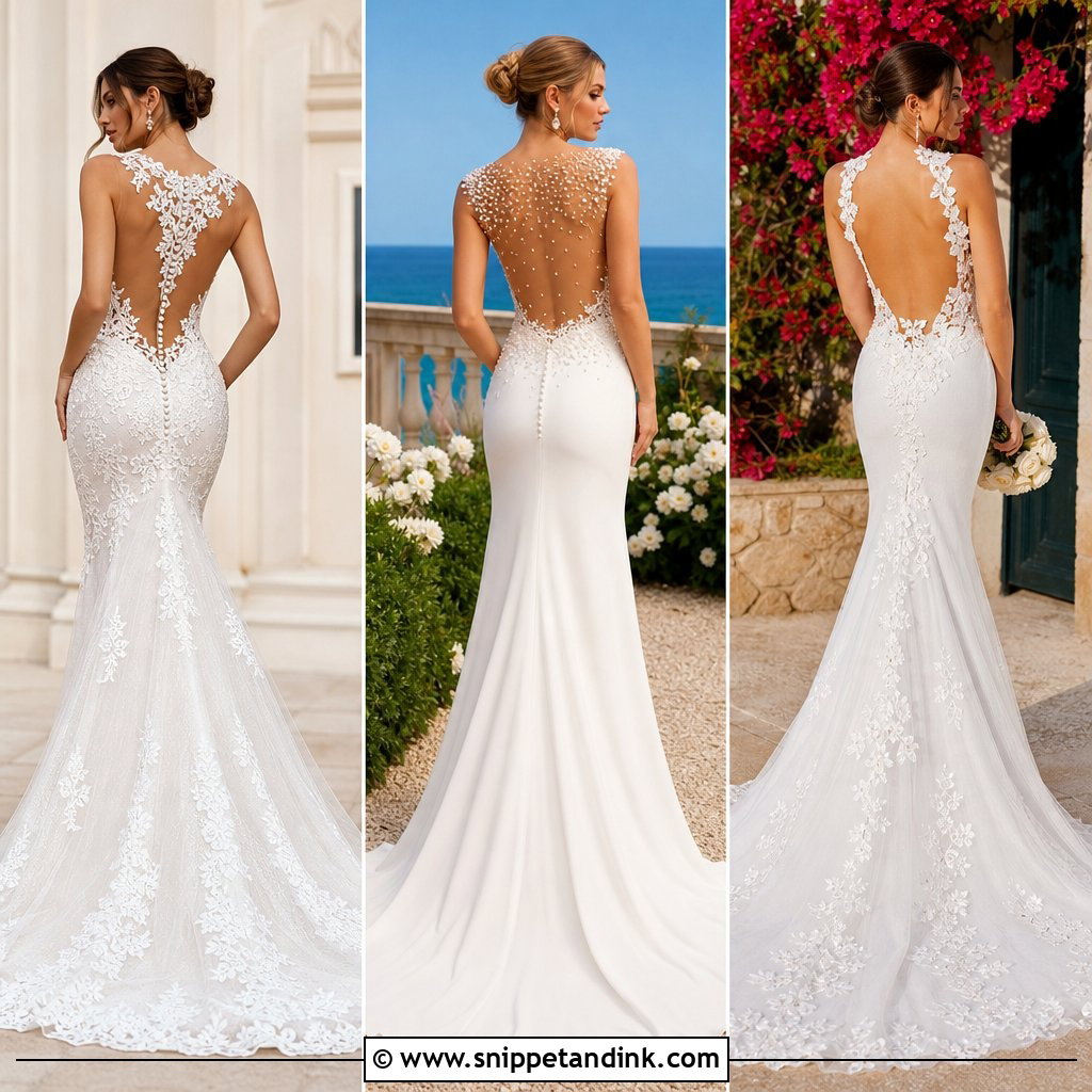 20 Wedding Dresses Back Detail Ideas for an Unforgettable Exit