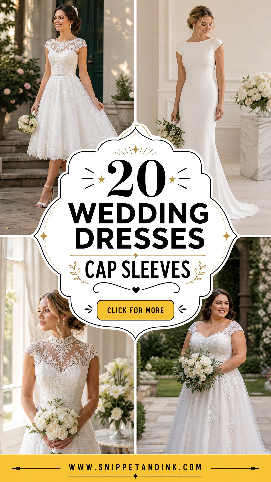 20 Wedding Dresses Cap Sleeves for Timeless Bridal Style - 20 Wedding Dresses Cap Sleeves for Timeless Bridal Style