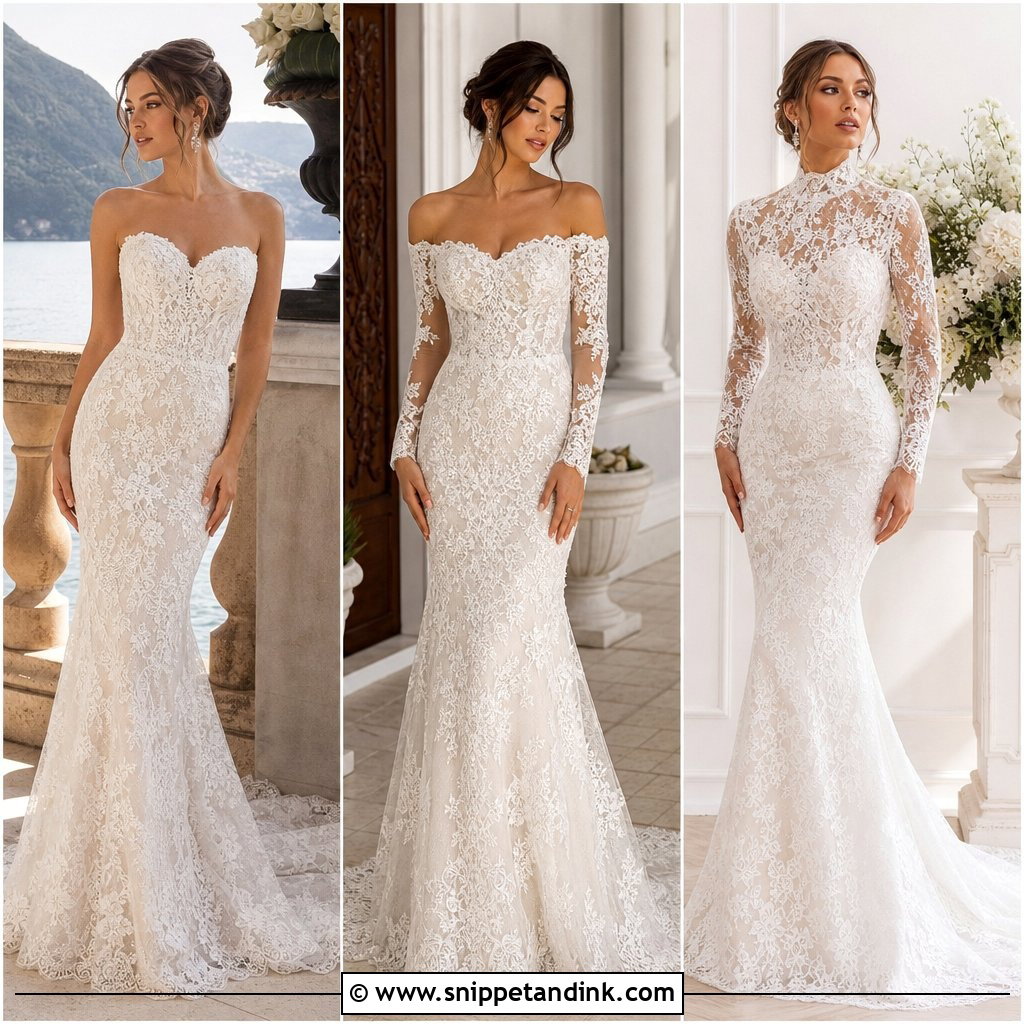 20 Wedding Dresses Dantel for Romantic Lace-Loving Brides