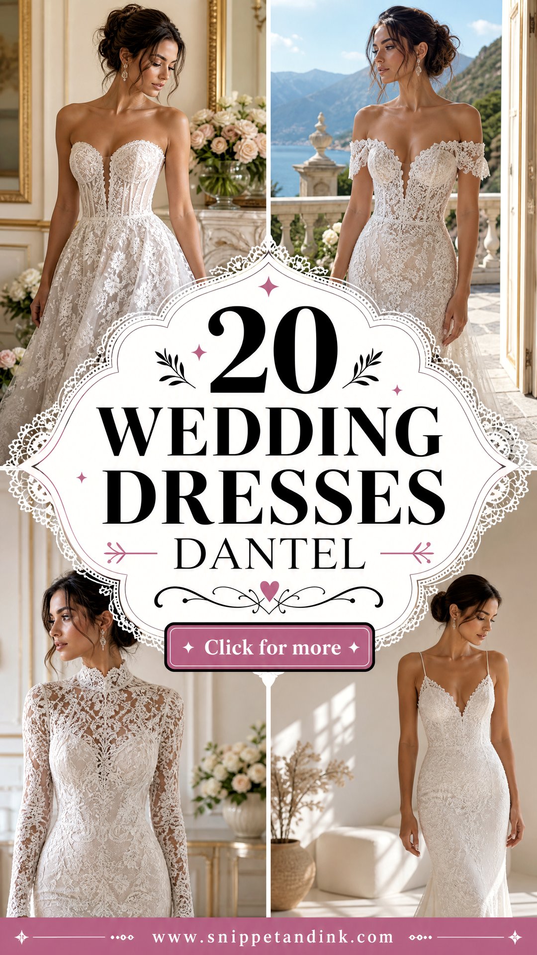 20 Wedding Dresses Dantel for Romantic Lace-Loving Brides - 20 Wedding Dresses Dantel for Romantic Lace-Loving Brides