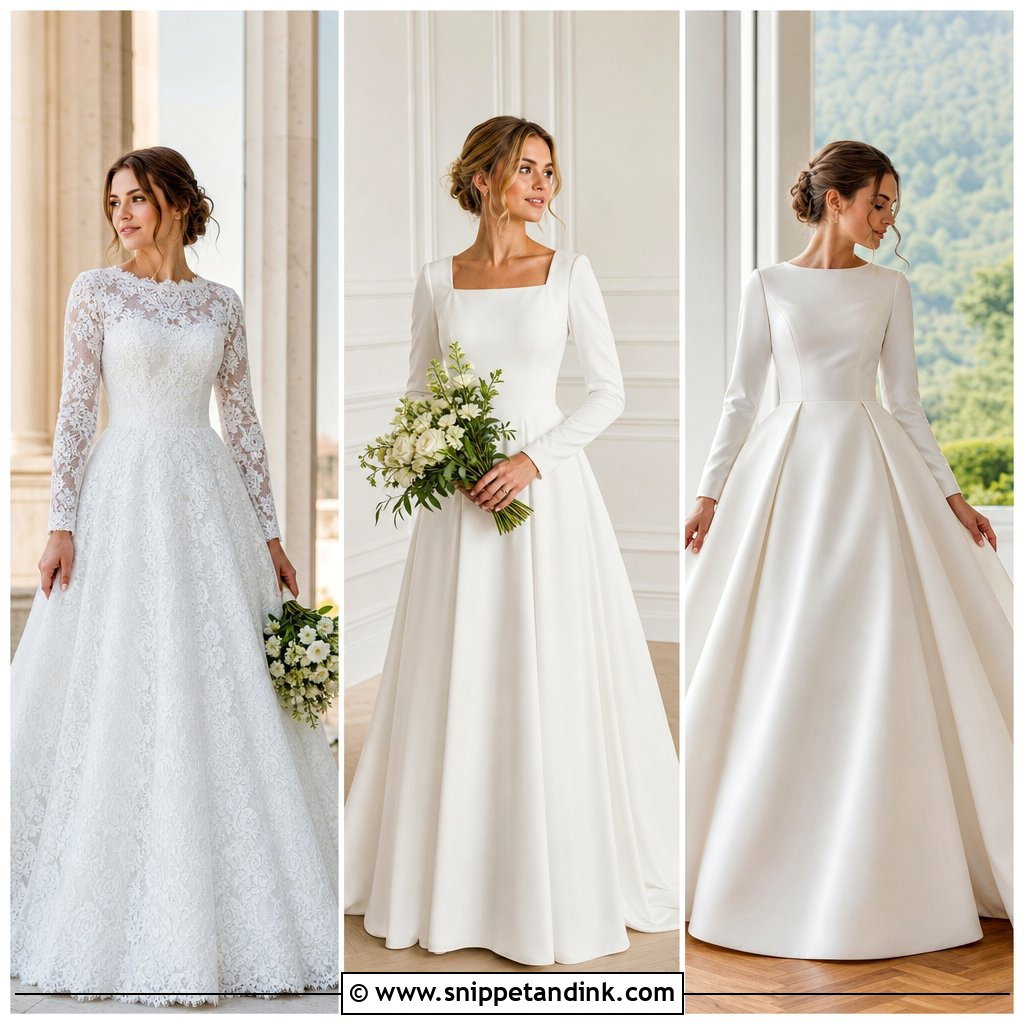 20 Wedding Dresses Modest Lds: Elegant Temple-Ready Styles