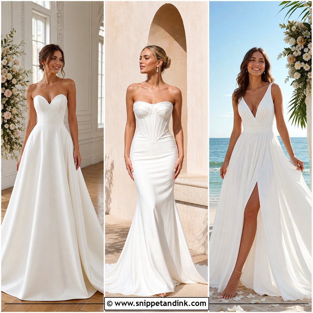 20 Wedding Dresses No Sleeves: Chic Styles for Modern Brides