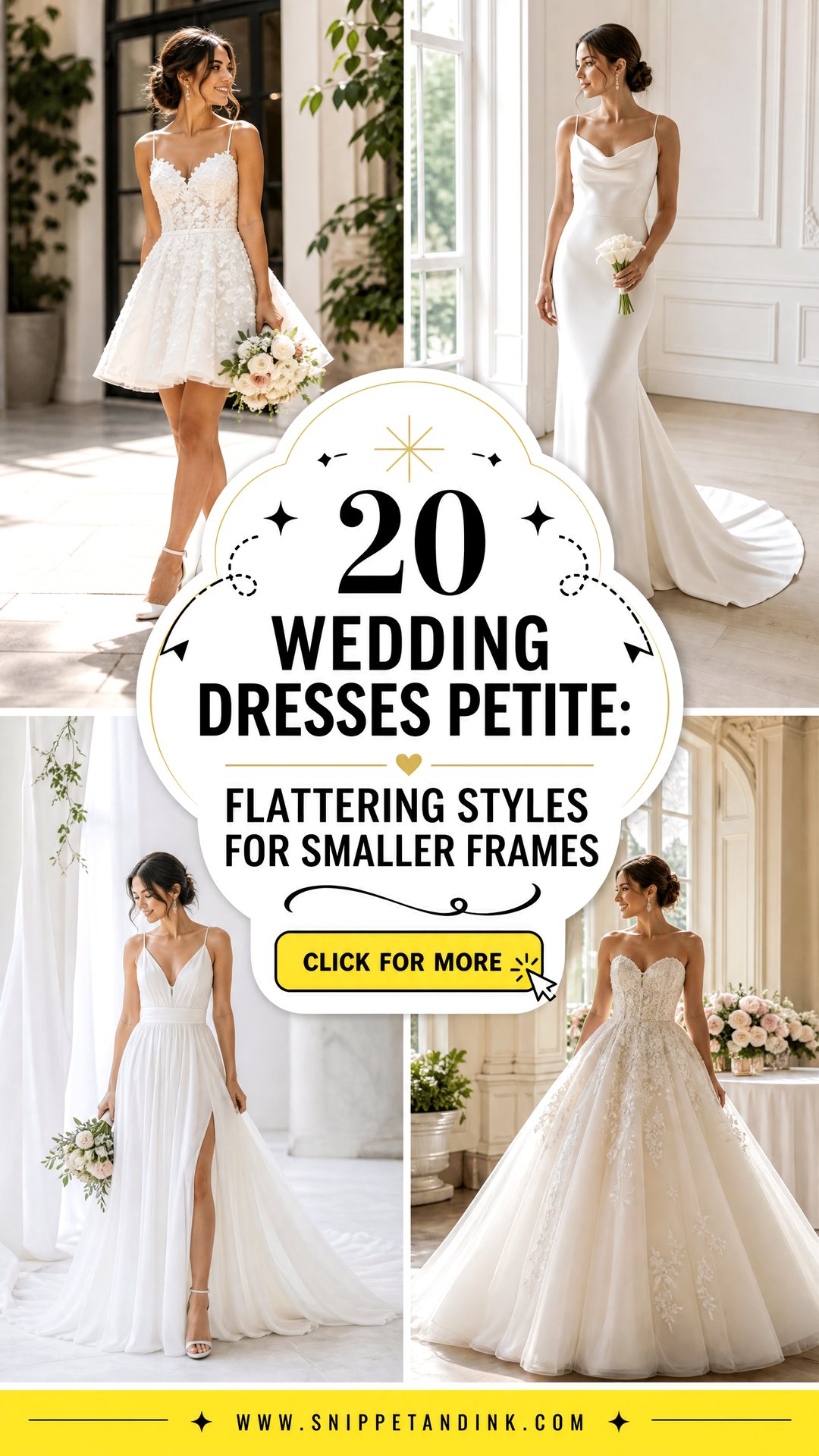20 Wedding Dresses Petite Flattering Styles for Smaller Frames - 20 Wedding Dresses Petite: Flattering Styles for Smaller Frames