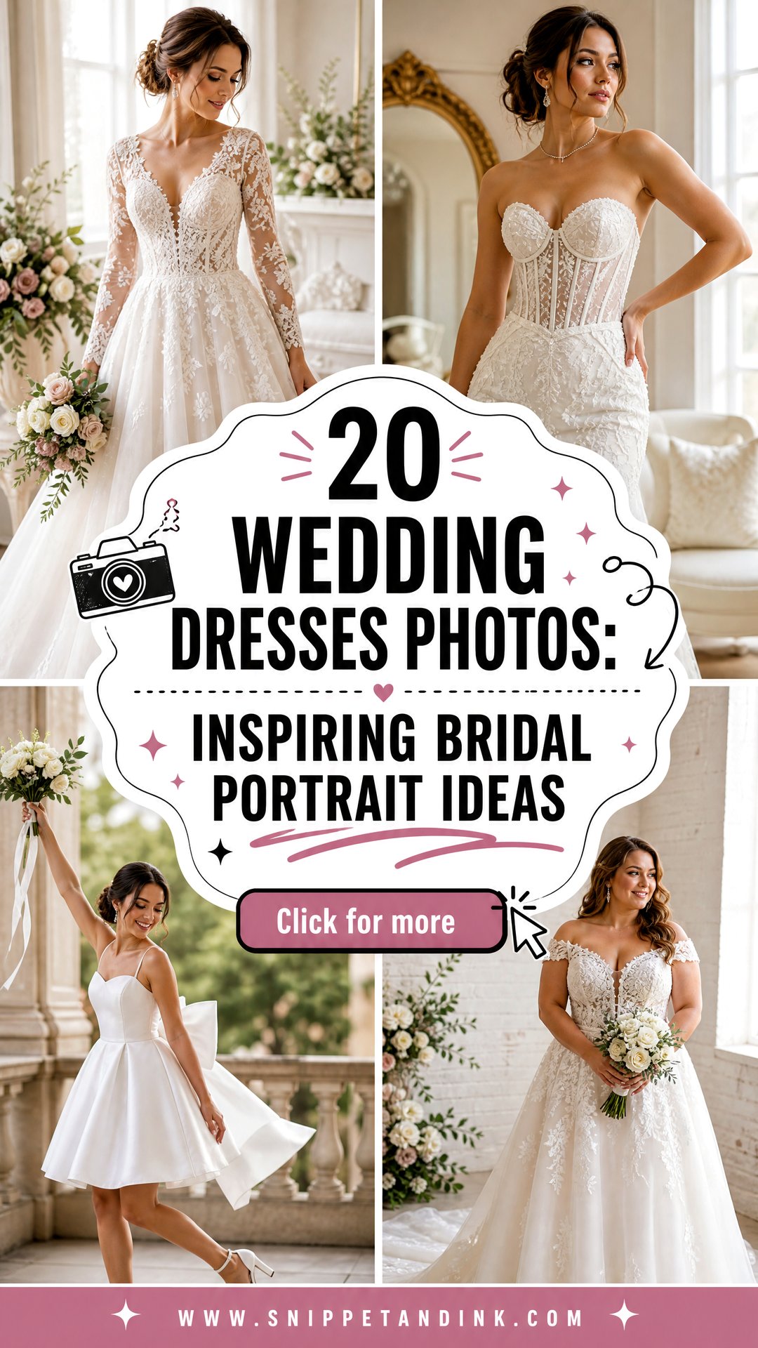 20 Wedding Dresses Photos Inspiring Bridal Portrait Ideas - 20 Wedding Dresses Photos: Inspiring Bridal Portrait Ideas