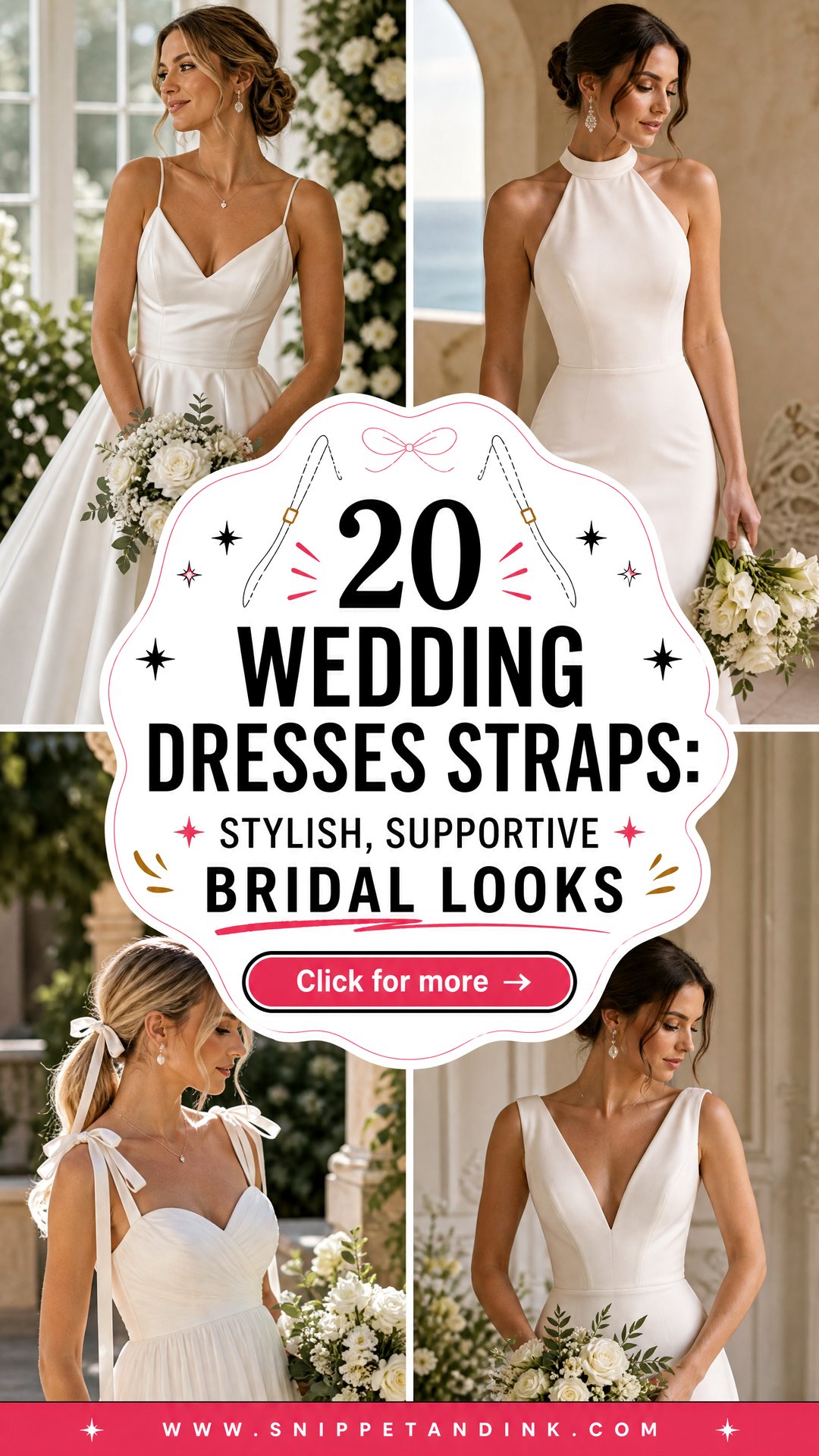 20 Wedding Dresses Straps Stylish Supportive Bridal Looks - 20 Wedding Dresses Straps: Stylish, Supportive Bridal Looks