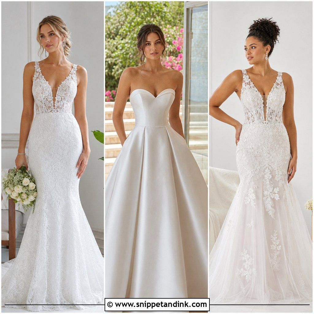 20 Wedding Dresses for Broad Shoulders: Flattering Bridal Picks