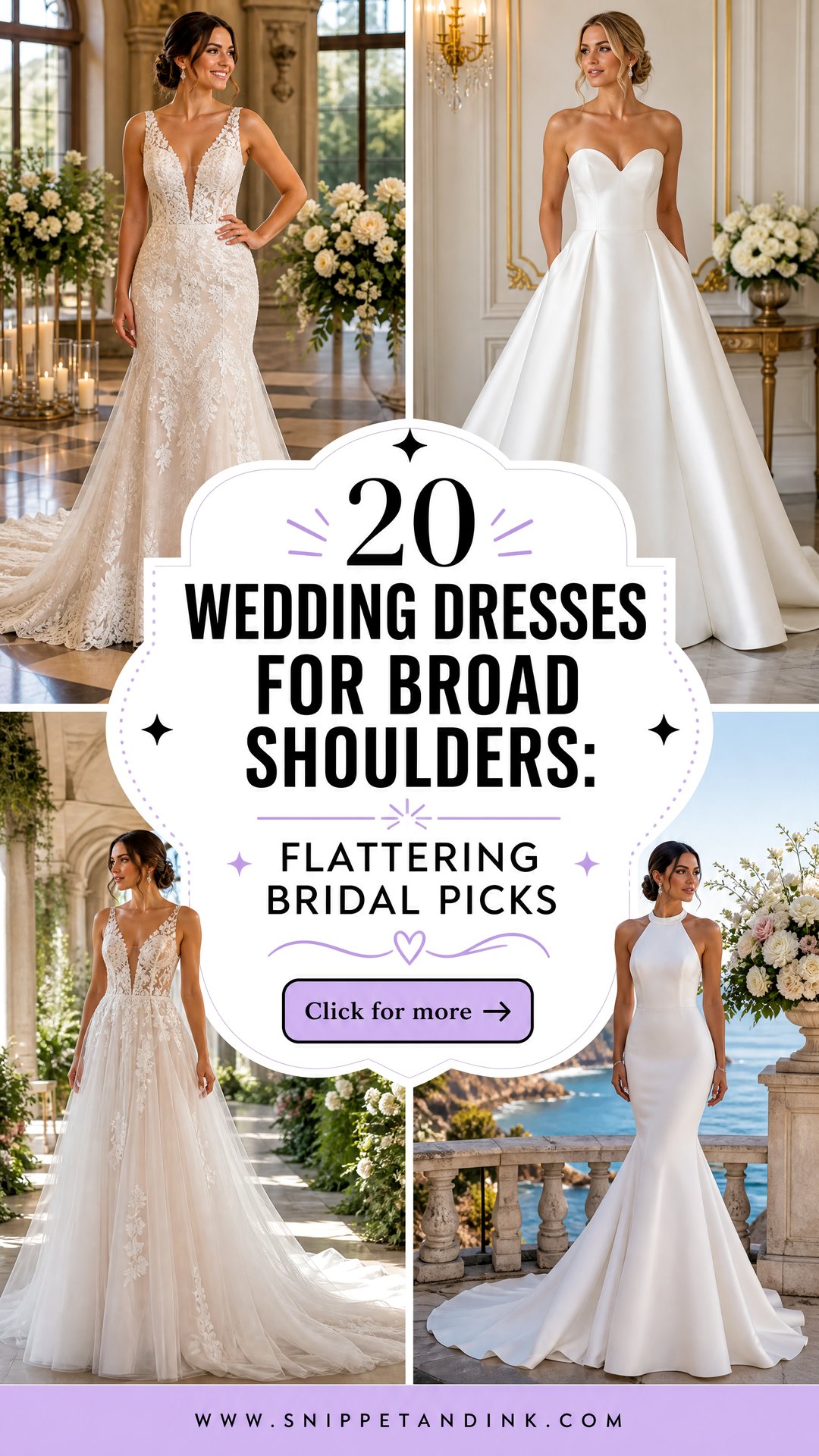 20 Wedding Dresses for Broad Shoulders Flattering Bridal Picks - 20 Wedding Dresses for Broad Shoulders: Flattering Bridal Picks