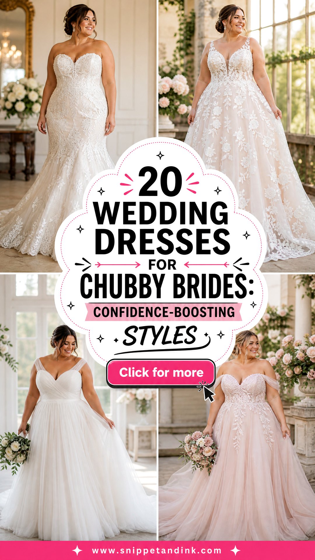 20 Wedding Dresses for Chubby Brides Confidence-Boosting Styles - 20 Wedding Dresses for Chubby Brides: Confidence-Boosting Styles
