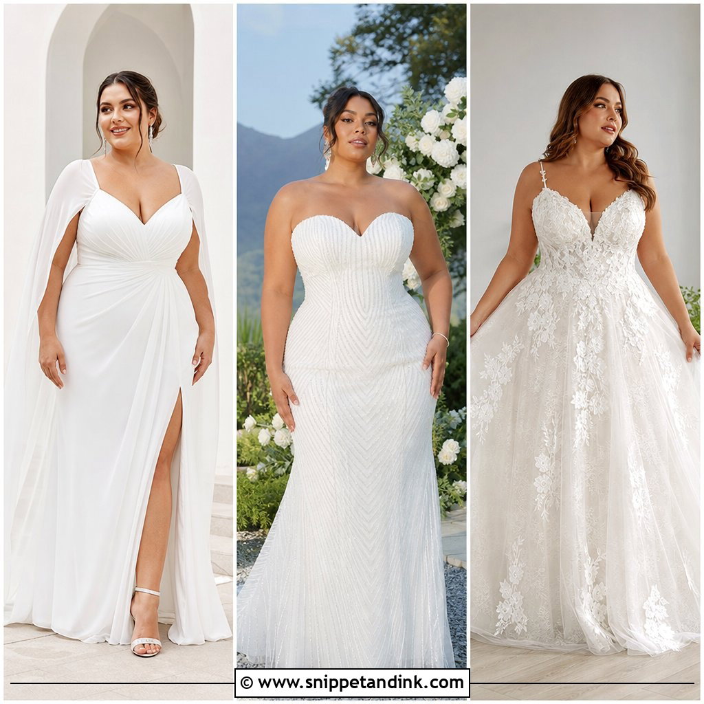 20 Wedding Dresses for Curvy Brides Plus Size: Chic Picks