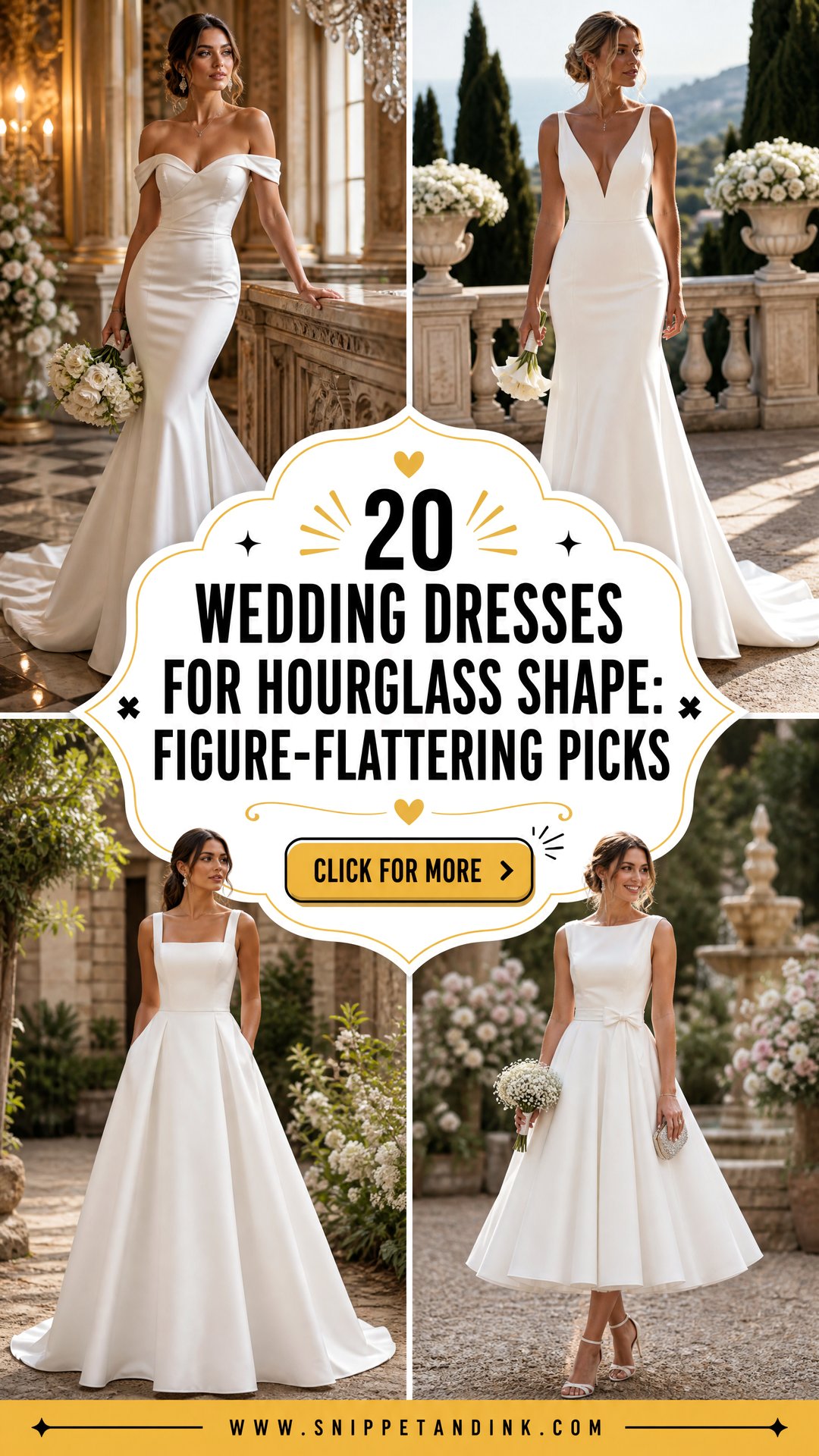 20 Wedding Dresses for Hourglass Shape Figure-Flattering Picks - 20 Wedding Dresses for Hourglass Shape: Figure-Flattering Picks