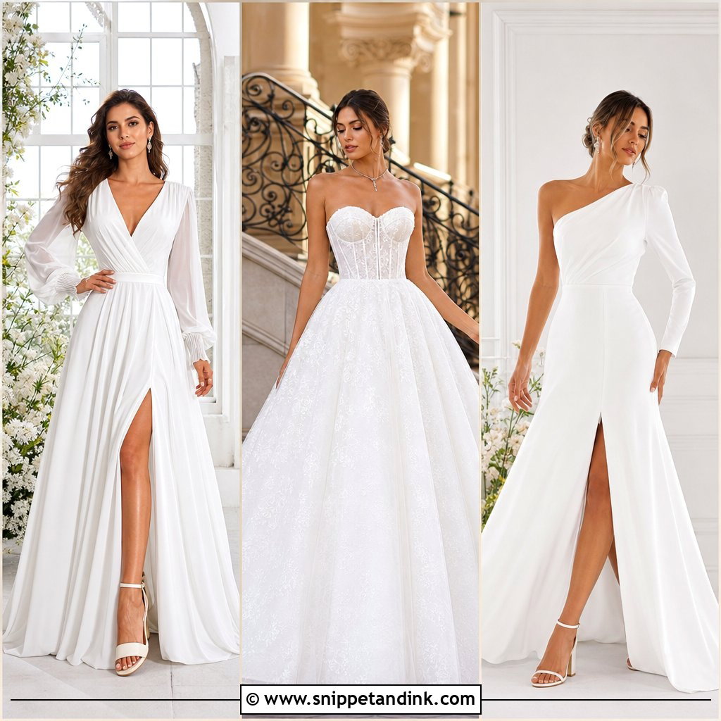 20 Wedding Dresses for Inverted Triangle: Flattering Style Guide