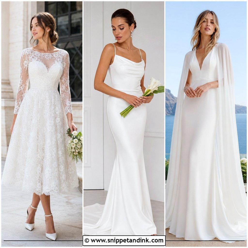 20 Wedding Dresses for Older Brides for Timeless Modern Style