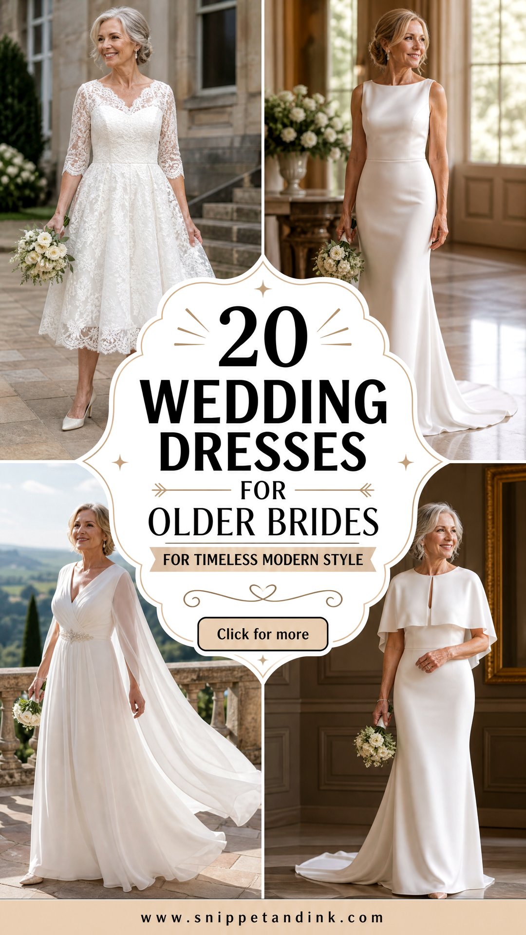 20 Wedding Dresses for Older Brides for Timeless Modern Style - 20 Wedding Dresses for Older Brides for Timeless Modern Style