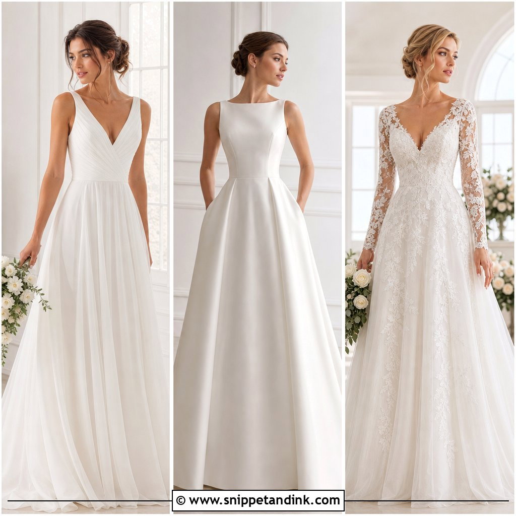 20 Wedding Dresses for Pear Shape: Flattering Styles Brides Love