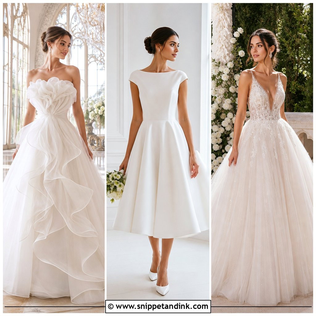 20 Wedding Dresses for Small Chest: Flattering Bridal Styles