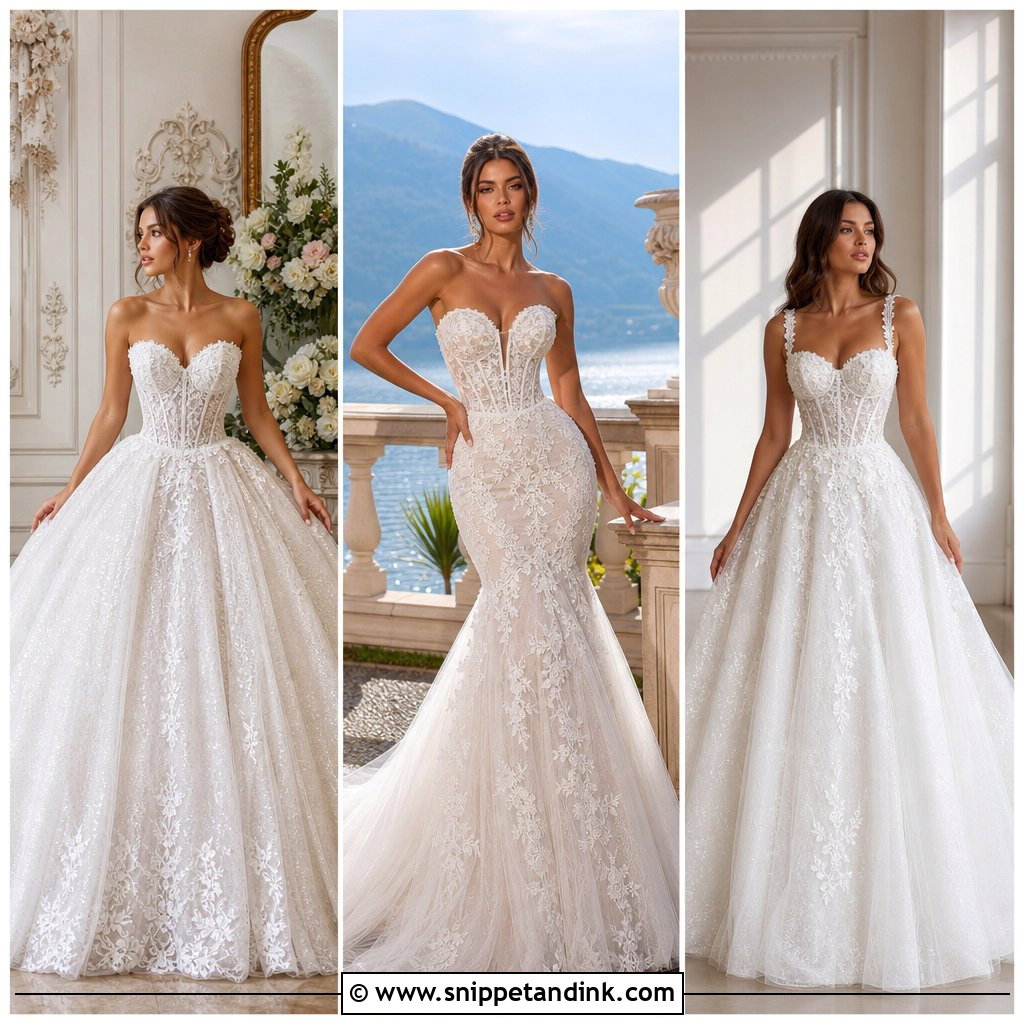 20 Wedding Dresses with Corset Romantic Styles for Modern Brides