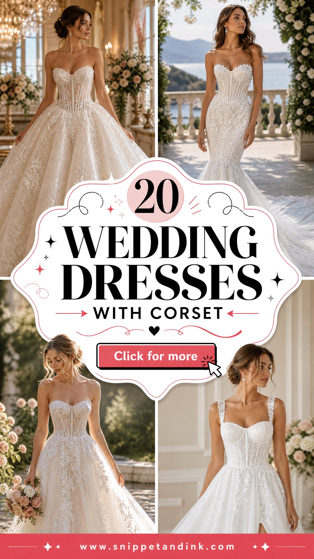 20 Wedding Dresses with Corset Romantic Styles for Modern Brides - 20 Wedding Dresses with Corset: Romantic Styles for Modern Brides