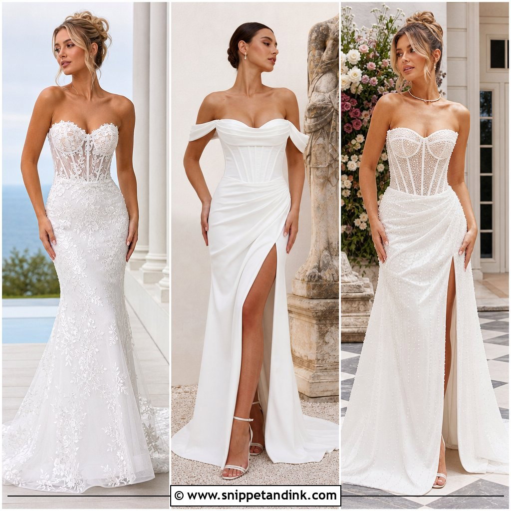 20 Wedding Dresses with Corset Top: Sculpted Bridal Looks to Love