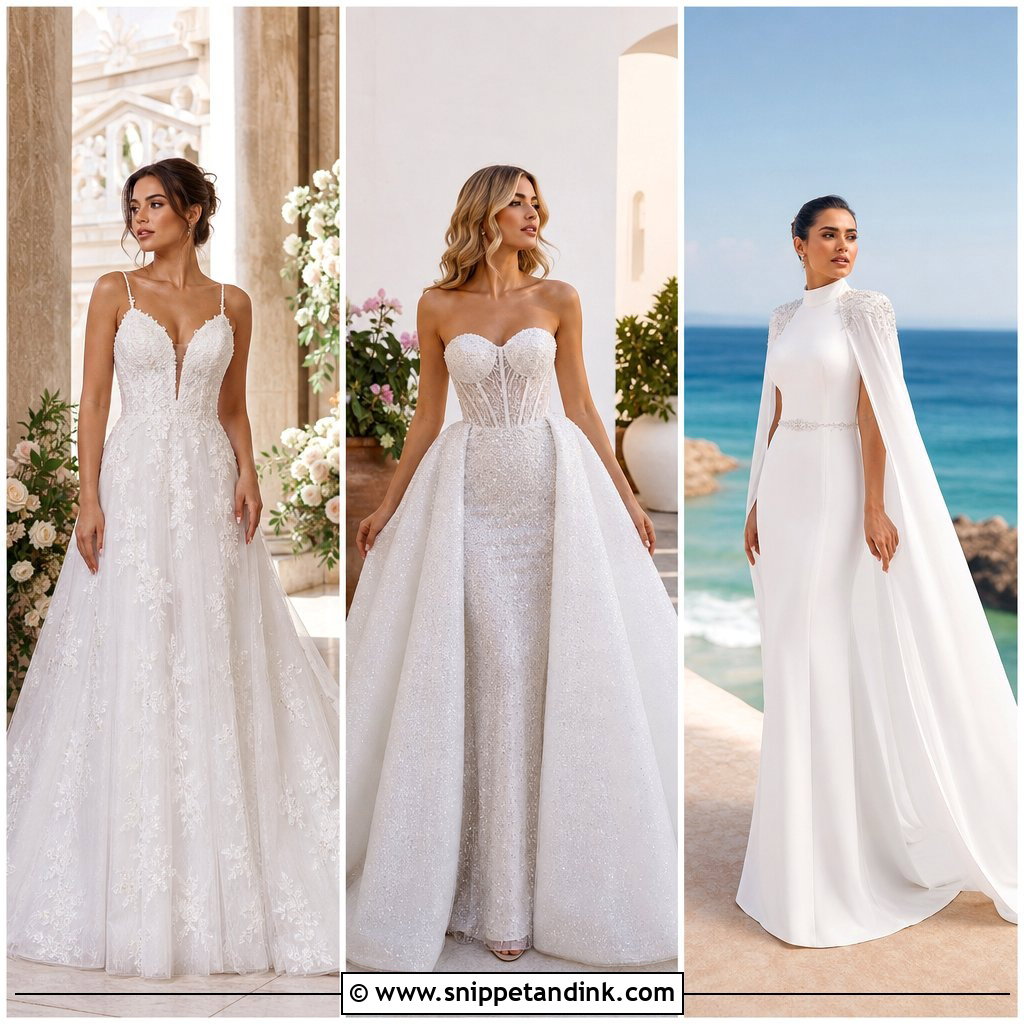 20 Wedding Dresses with Extension: Clever Convertible Style Ideas