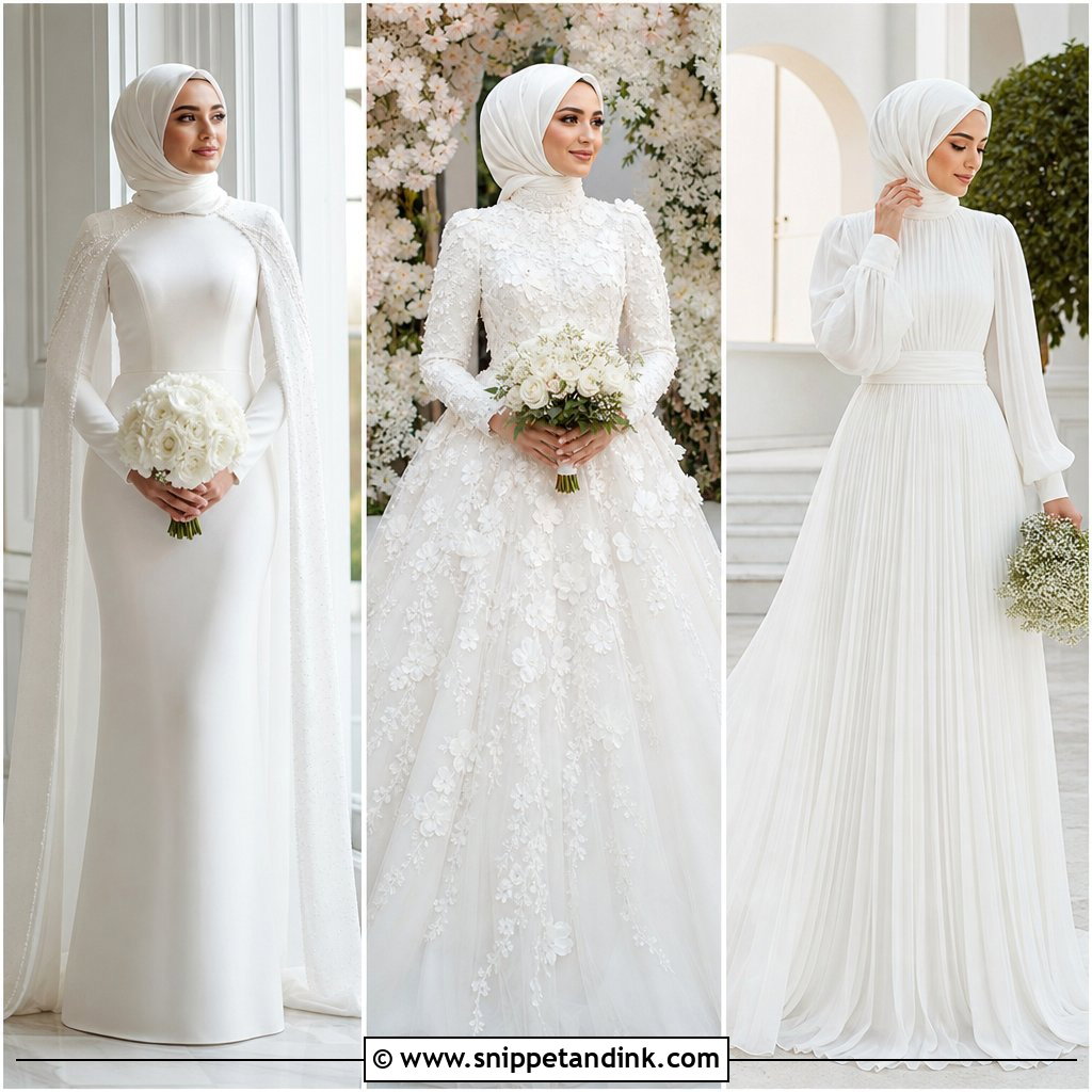 20 Wedding Dresses with Hijab: Elegant Modest Bridal Style Ideas