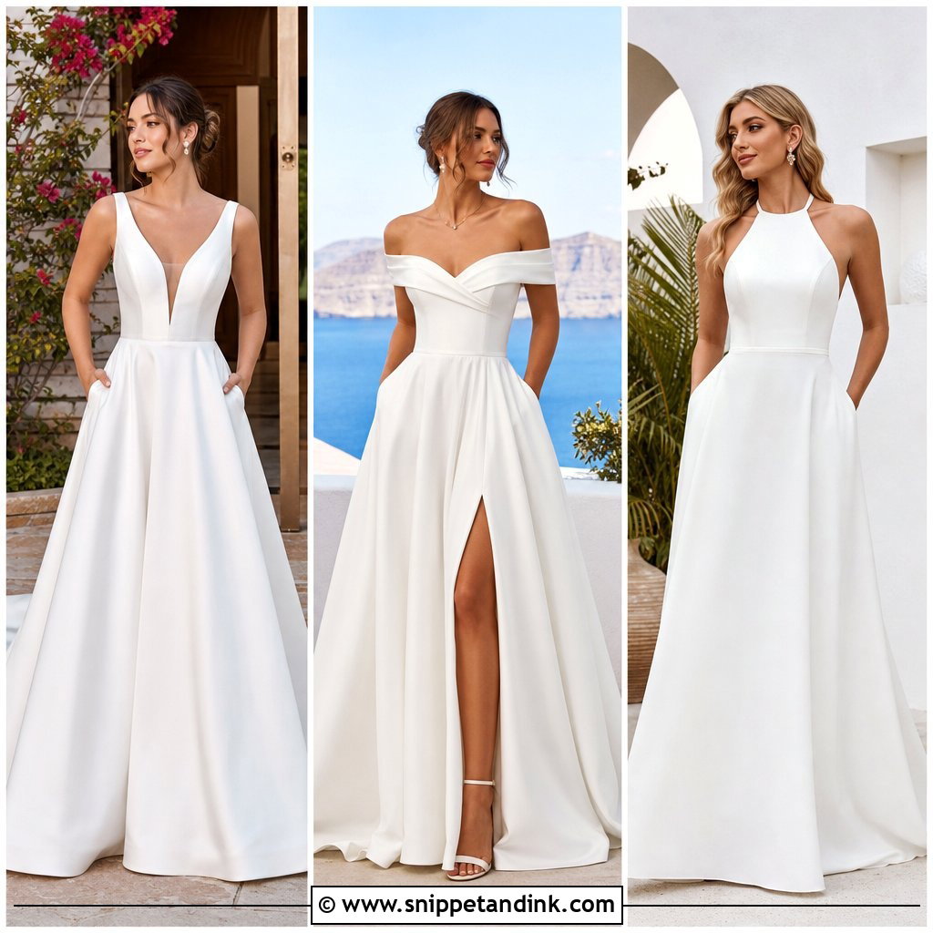 20 Wedding Dresses with Pockets: Brides Love Style and Ease