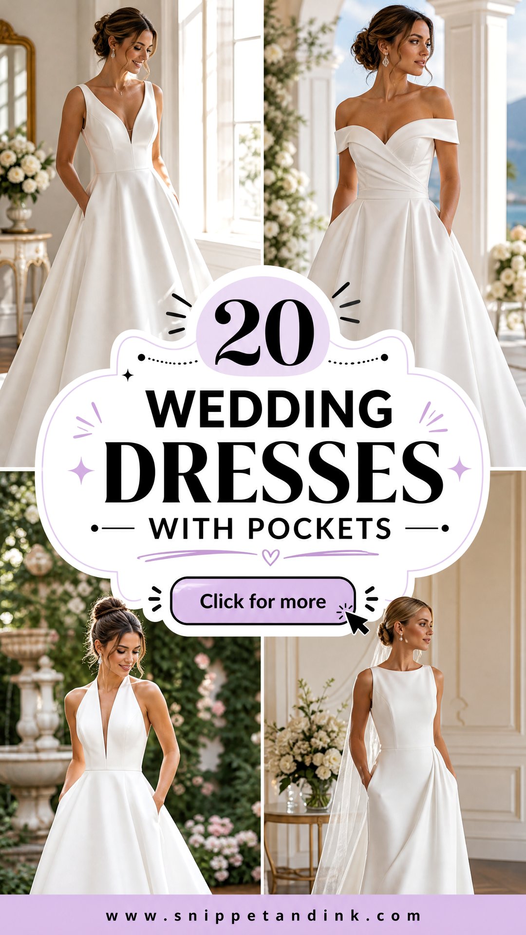 20 Wedding Dresses with Pockets Brides Love Style and Ease - 20 Wedding Dresses with Pockets: Brides Love Style and Ease