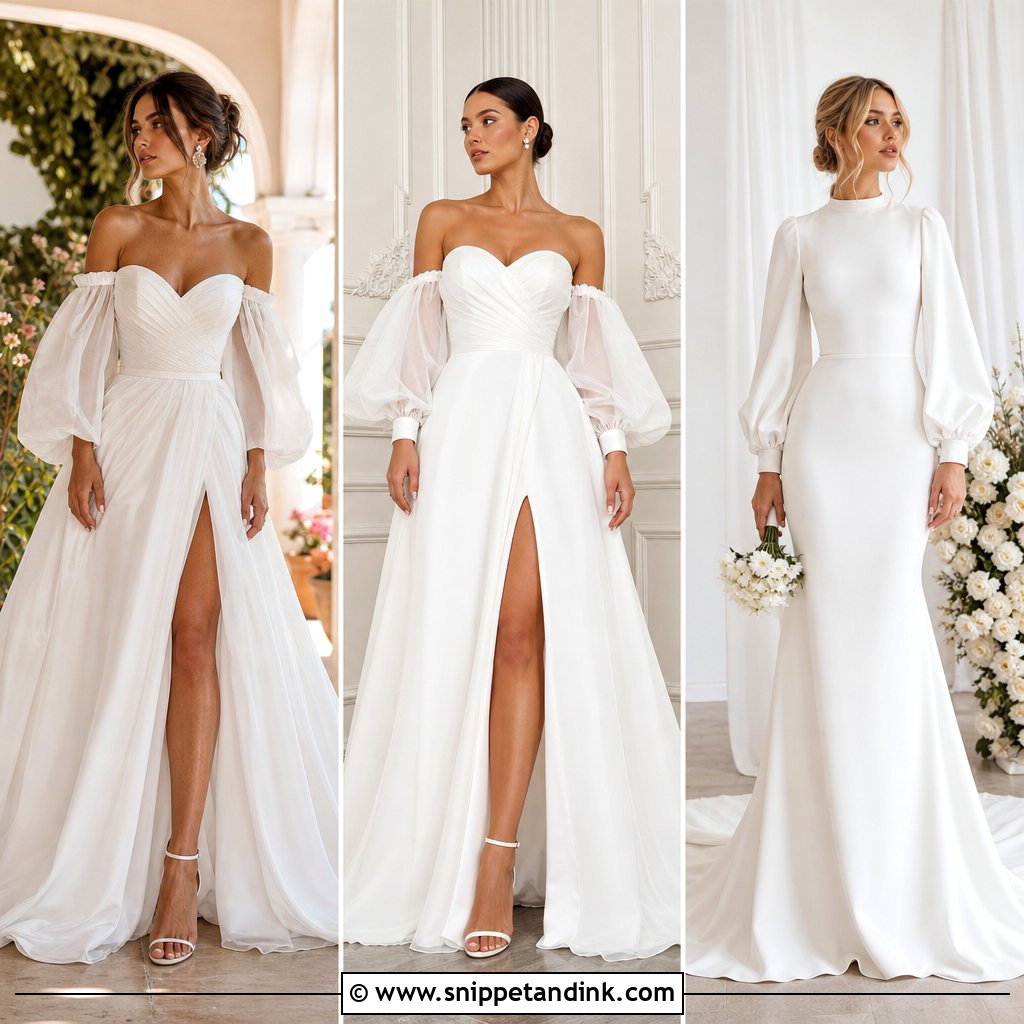 20 Wedding Dresses with Puffy Sleeves: Dreamy Looks for Brides
