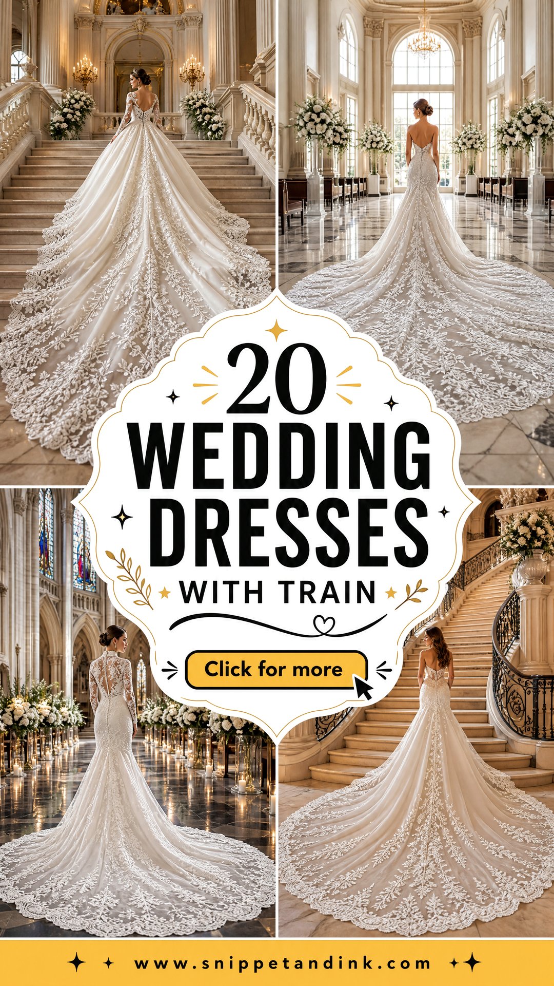 20 Wedding Dresses with Train Dramatic Styles for Modern Brides - 20 Wedding Dresses with Train: Dramatic Styles for Modern Brides